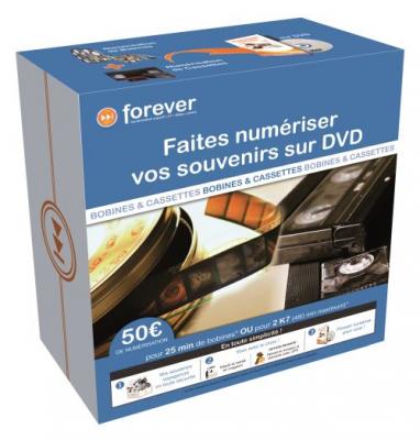 FOREVER Coffret cadeau  Num&eacute;risation Cassettes ou Super8 sur DVD