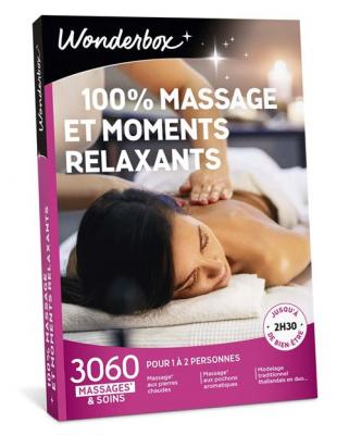 WONDERBOX Coffret cadeau -  - 100% massage et moments relaxants