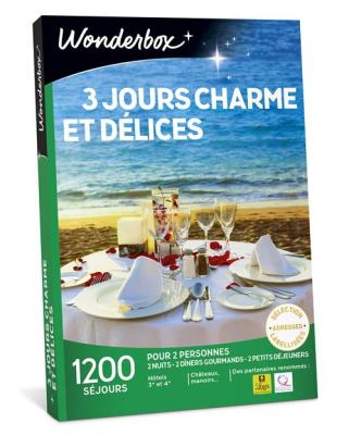 WONDERBOX Coffret cadeau -  - 3 jours charme et d&eacute;lices