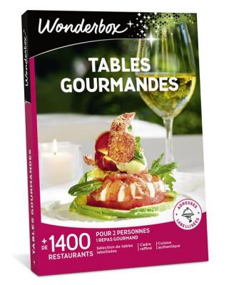Wonderbox - Coffret cadeau - Tables gourmandes - 850 restaurants