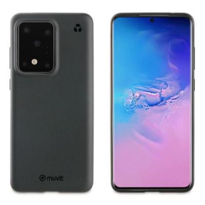 MUVIT  for Change Coque RECYCLETEK Noire: Samsung Galaxy S20 ULTRA/5G