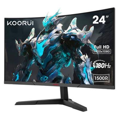 KOORUI Ecran PC gaming  24E6CA 24"" Incurv&eacute; 180 Hz FHD