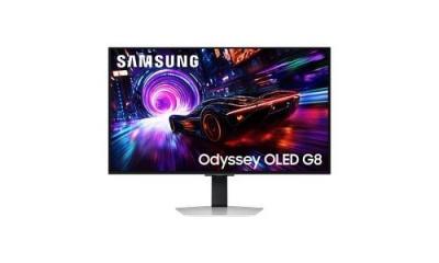 SAMSUNG Ecran PC gaming  Odyssey OLED G81SF 32"" 240 Hz 4K UHD Argent
