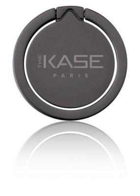 THE KASE Flip magn&eacute;tique anneau accroche & support smartphone, Noir - Neuf