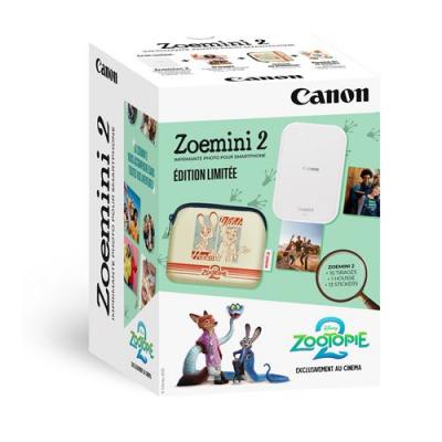 Kit Zoemini 2 Edition Zootopie 2 - Blanc + 10 recharges + Housse Zootopie 2 + Stickers