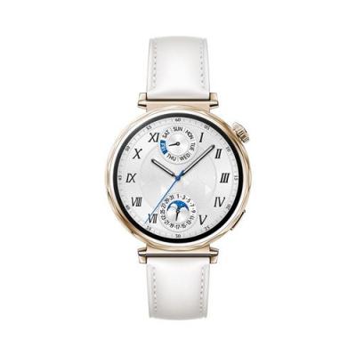HUAWEI WATCH GT 5, Boitier de 41mm dor&eacute; avec Bracelet Blanc - Neuf