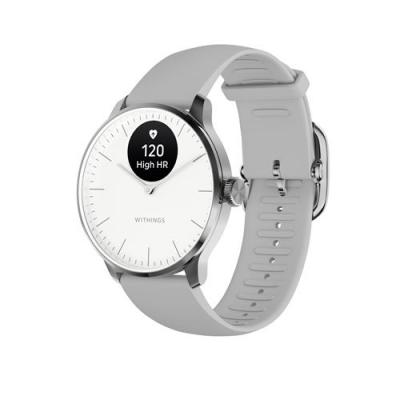 WITHINGS Montre connect&eacute;e  ScanWatch Light 37 mm Blanc