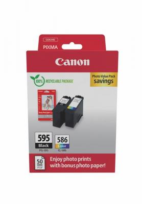 CANON Cartouche d'encre  PACK PG-595/CL-586 PVP SEC +50F GP501 10x15