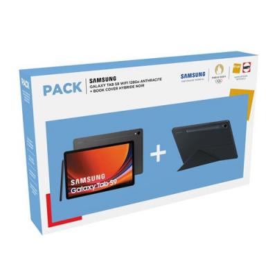 SAMSUNG  Pack Galaxy Tab S9 Wifi 128Go + Smart Book Cover