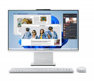 LENOVO IdeaCentre AIO 27ARR9 F0HQ008KFR 27"" AMD Ryzen 5 16 Go RAM 512 Go SSD Gris nuage