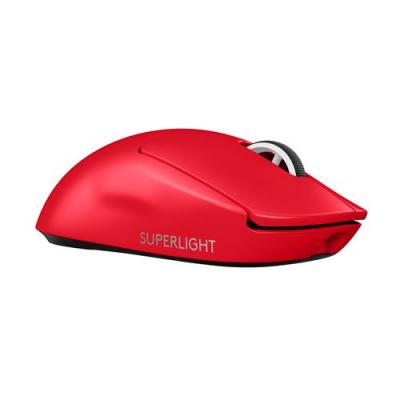 LOGITECH Souris gaming sans fil  G PRO X SUPERLIGHT 2 SE Rouge pour PC et Mac