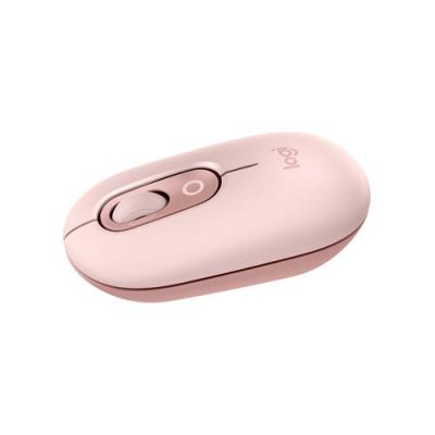 Souris sans fil Logitech Pop Mouse avec &eacute;mojis personnalisables Bluetooth Rose 