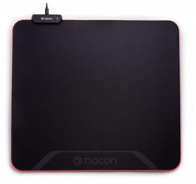 NACON Tapis de souris R&eacute;tro&eacute;clair&eacute;  PCMM-300RGB Noir 