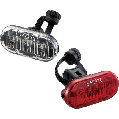 CATEYE  Omni TL-LD135 Set de 3 Feux de v&eacute;lo et r&eacute;flecteurs Noir