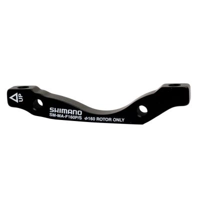 SHIMANO Adaptateur &Eacute;trier Arri&egrave;re  Post to IS - Noir} - 160mm}, Noir}