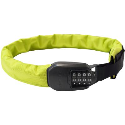 HIPLOK Antivol &agrave; cha&icirc;ne portable Hiplock SPIN - Neon Yellow