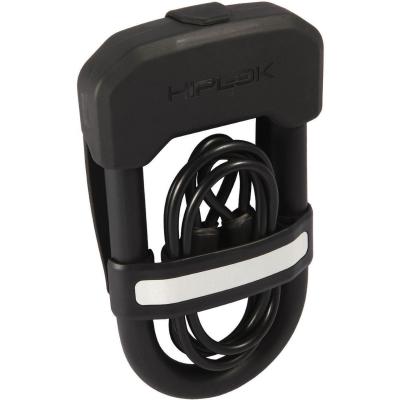  Antivol en U Hiplok Easy Carry (avec c&acirc;ble) - Compl&egrave;tement noir
