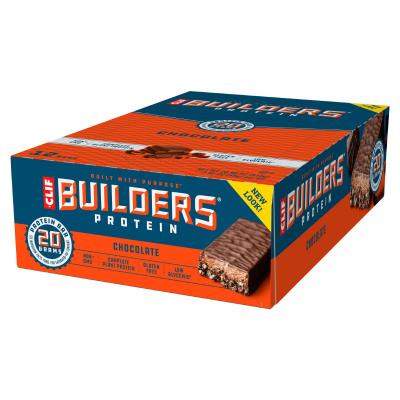 CLIF BAR Clif Builder's Bar -  - Chocolat - 816 Grammes (12 Barres)