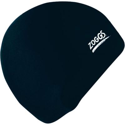 ZOGGS  Silicone Bonnet de Natation Pour Adulte, Noir, Taille unique