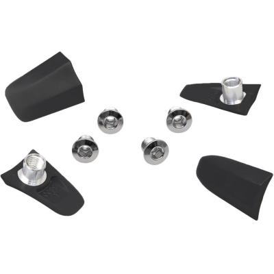 SPECIALITES T.A. Cache visserie plateau x110 compatible shimano105/5800 noir ta (x4)