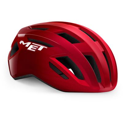 Casque de route MET Vinci (MIPS) - L Red Metallic/Glossy Casques