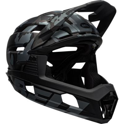 BELL Casque Int&eacute;gral  Super Air R - Black Camo 20} - M}, Black Camo 20}