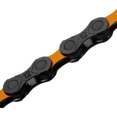 KMC  Chain de v&eacute;lo DLC 12 126 Schakels - Oranjezwart (272G)