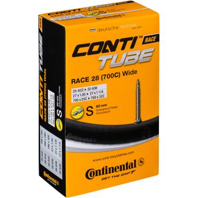 CONTINENTAL Chambre &agrave; air  Race 28 Wide 700x25-32C valve presta 60mm
