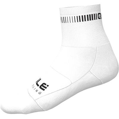 ALE Chaussettes Al&eacute; Logo Qskin - White/Black