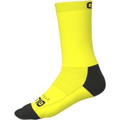 ALE Al&eacute; - Team Socks - Chaussettes de cyclisme taille 40-43 - M, jaune