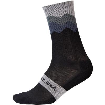 ENDURA  - Zacken Socken - Chaussettes de cyclisme taille L/XL, noir