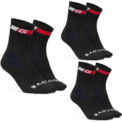 GRIPGRAB Chaussettes  Regular (&eacute;t&eacute;, lot de 3 paires) - M Noir