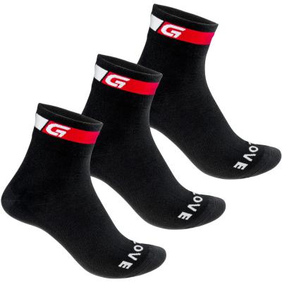 GRIPGRAB Chaussettes  Regular (&eacute;t&eacute;, lot de 3 paires) - S Noir