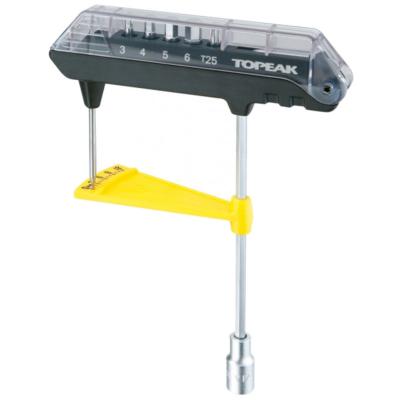 TOPEAK Cl&eacute; dynamom&eacute;trique  ComboTorq Wrench & Bit Set Argent&eacute;