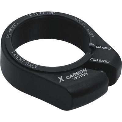 MICHE  Collier de selle 34,9 mm de carbone noir