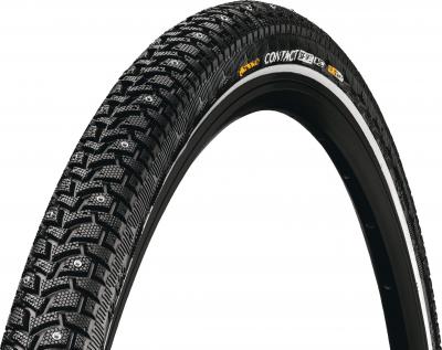 CONTINENTAL  Contact Spike 120 Wire Bead Tyre - Noir/R&eacute;fl&eacute;chissant