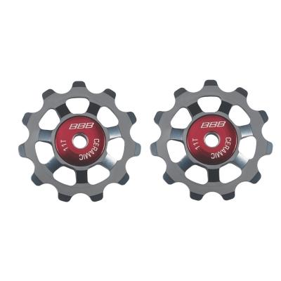 BBB  paire de galets aluboys roulements ceramique 9 10 11 vitesses