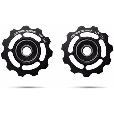 CERAMICSPEED  cspw10701000&nbsp;poulies D&eacute;railleur, Noir, Taille Unique