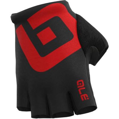 ALE Gants courts  air noir rouge