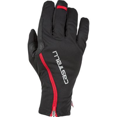 CASTELLI  Gants Spettacolo Ros Cyclisme pour Hommes, Noir/Rouge, XXL
