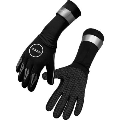 ZONE3 Gants de Natation  N&eacute;opr&egrave;ne Noir, Taille M