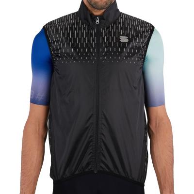SPORTFUL Gilet coupe-vent  Reflex noir gris - XXL