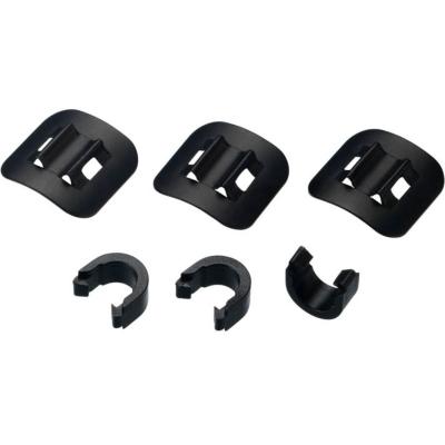 BBB Clip durite adhesif protection pour cables  hydroguide noir 3pcs