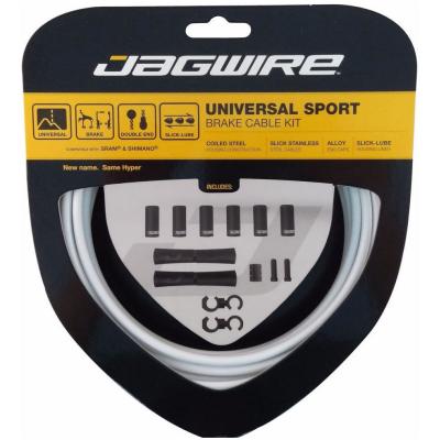 JAGWIRE Kit de c&acirc;bles de freins  Universal Sport - One Size Ice White