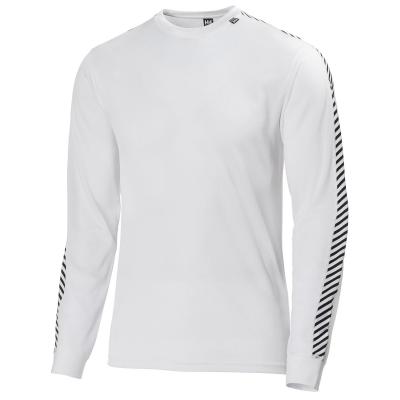 HELLY HANSEN T-shirt  HH Dry Stripe Crew manche longue blanc - XL