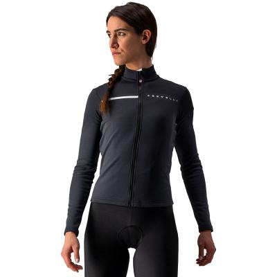 Castelli Sinergia 2 Jersey Fz - Maillot vlo femme Light Black White L