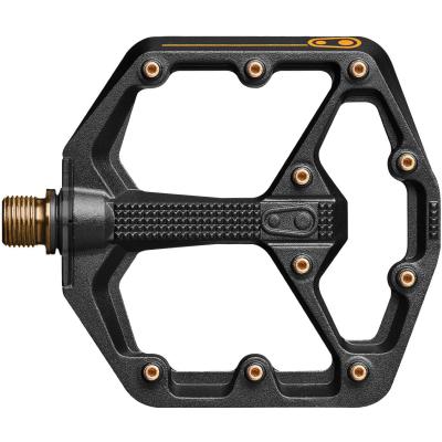 CRANKBROTHERS Crank Brothers Stamp11 - P&eacute;dale - Mixte Adulte - Noir (black/gold) - S