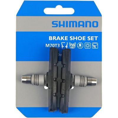 SHIMANO  Y8BM9810A_schwarz Paire de patins de frein M600, Noir