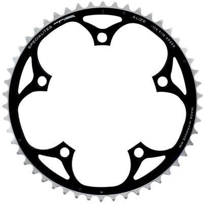 SPECIALITES TA Plateau ext&eacute;rieur TA 130 PCD Alize (50-53 dents) - 50T Noir Plateaux