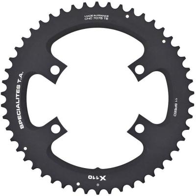 SPECIALITES TA Plateau v&eacute;lo de route Ta 2x11v (42 &agrave; 54 dents) ext&eacute;rieur noir Diam
